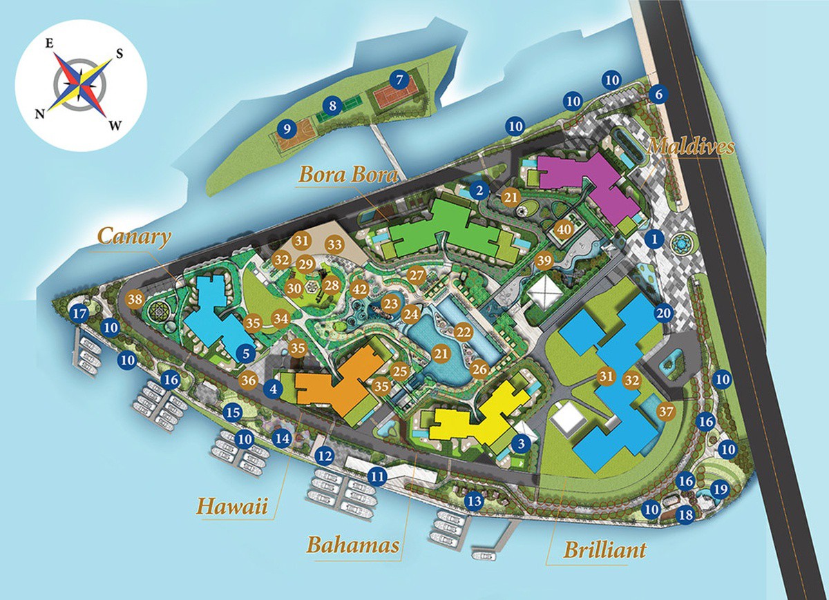 Image map of Diamond Island Overall