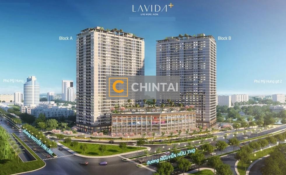 Căn hộ Lavida Plus không có nội thất diện tích 74m²