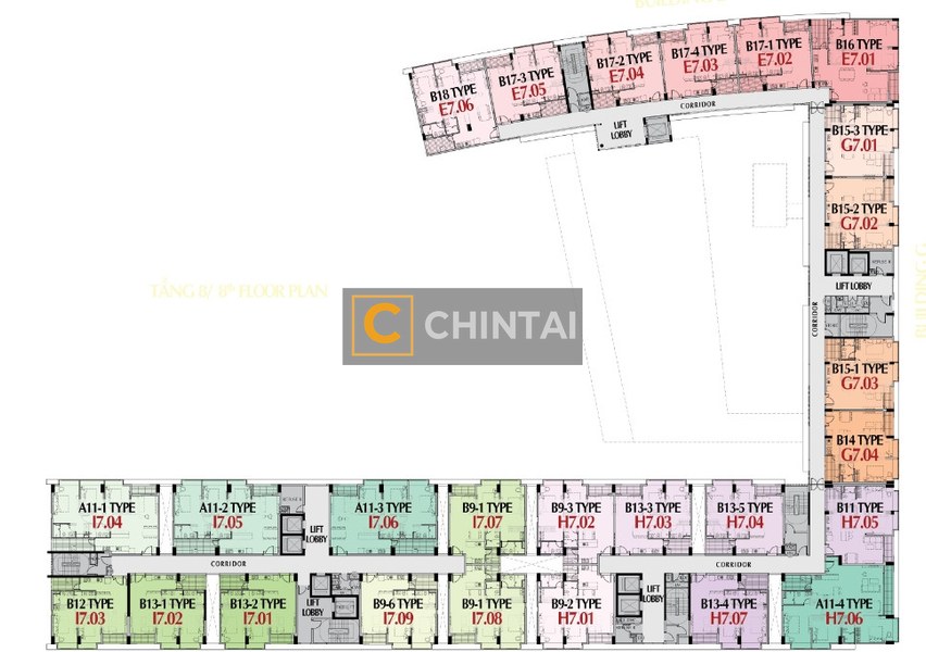 Căn hộ Phú Mỹ Hưng Midtown hướng ban công đông bắc không có nội thất diện tích 75m²