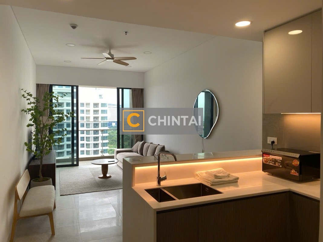 The River Thủ Thiêm - High-Floor 1-Bedroom Fully Furnished Apartment with River View