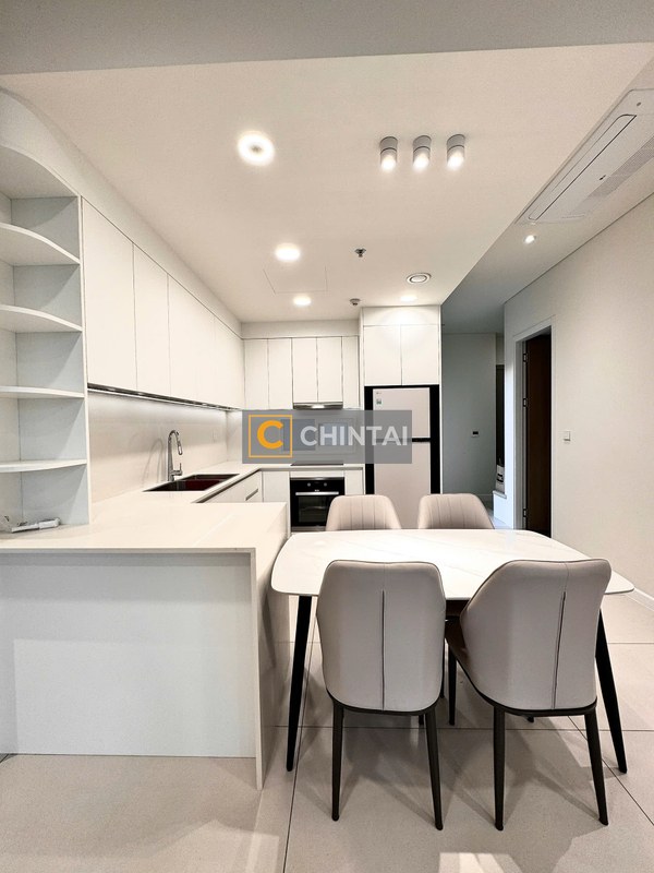 For Rent Thủ Thiêm Zeit River 2-Bedroom Corner Unit, 97m2, Fully Furnished, 40 Million VND