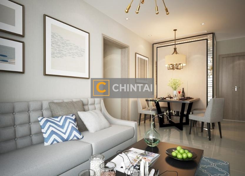 Căn hộ có 2 phòng ngủ The Metropole Thủ Thiêm tầng 19, nội thất cơ bản.