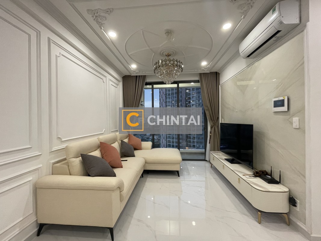 Căn hộ D'Lusso thiết kế 2 phòng ngủ, nội thất đầy đủ