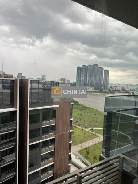 Căn hộ Duplex The River Thủ Thiêm hướng ban công tây nam nhà thô diện tích 226m²