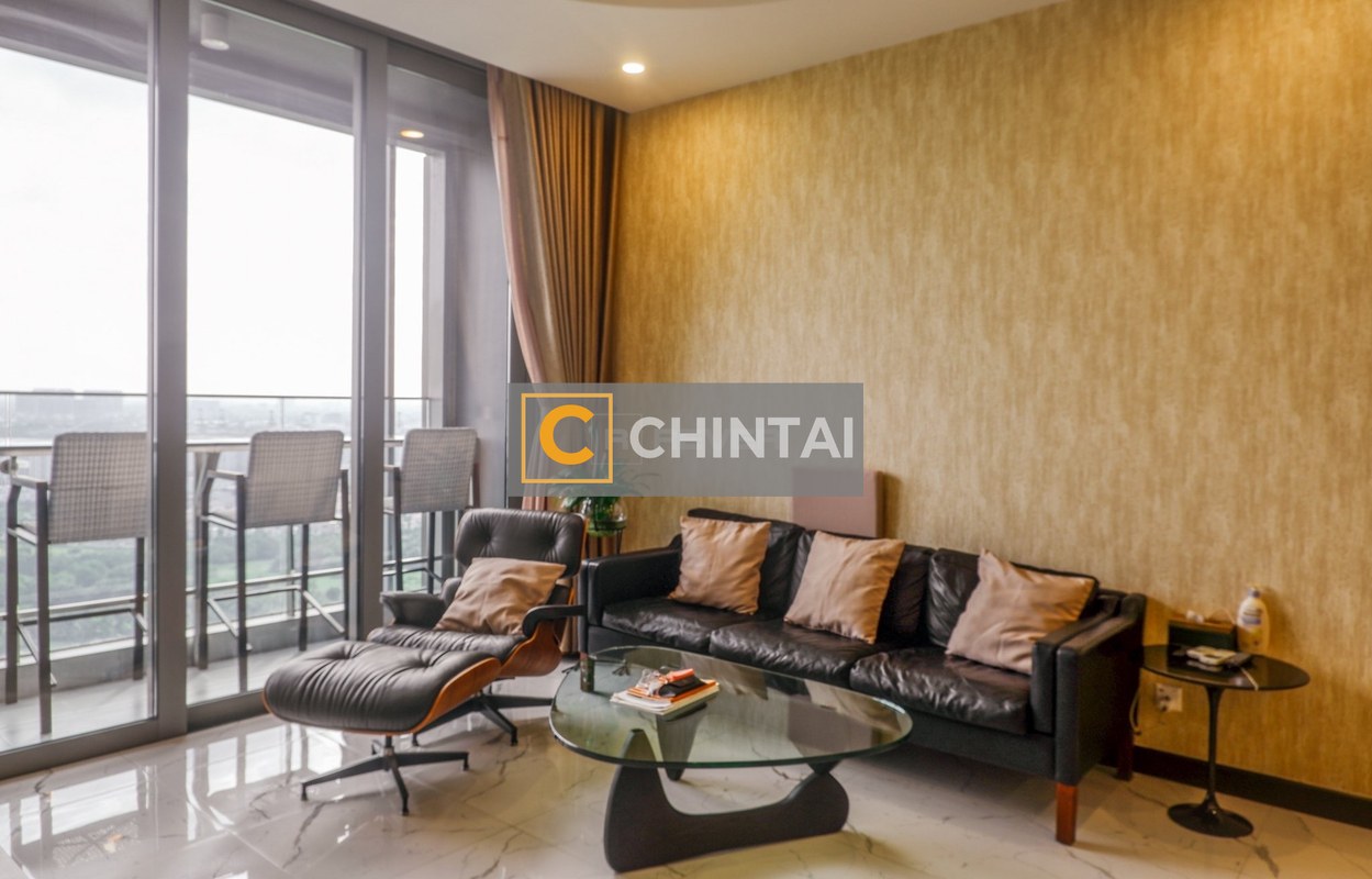 Căn hộ Empire City diện tích 93.2m2, đầy đủ nội thất.