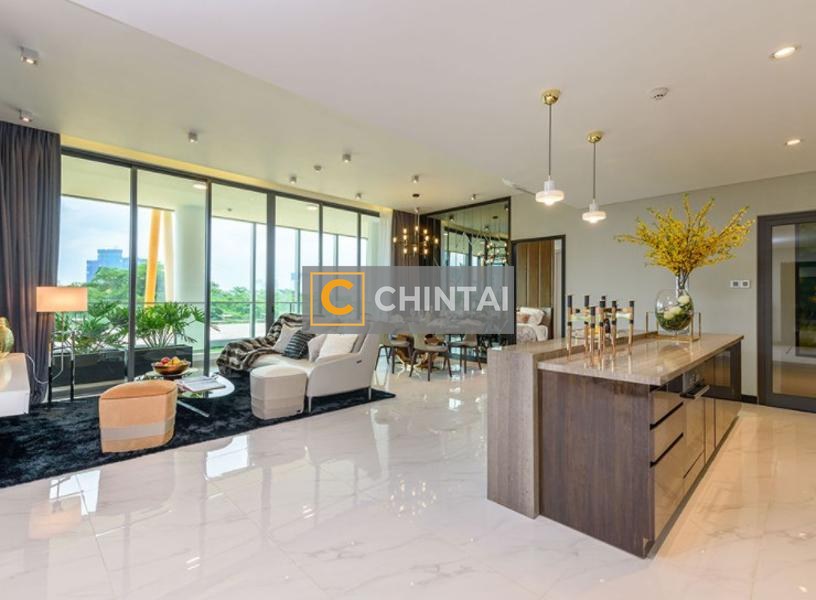 Căn hộ Empire City hướng ban công đông bắc nội thất cơ bản diện tích 93.2m²