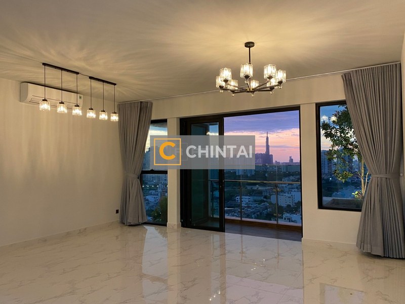 Căn hộ Feliz en Vista nội thất cơ bản diện tích 181.09m²