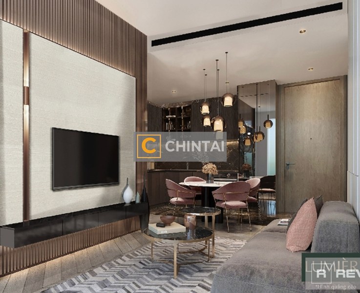 Căn hộ Masteri Lumiere Riverside nội thất cơ bản diện tích 77.1m²