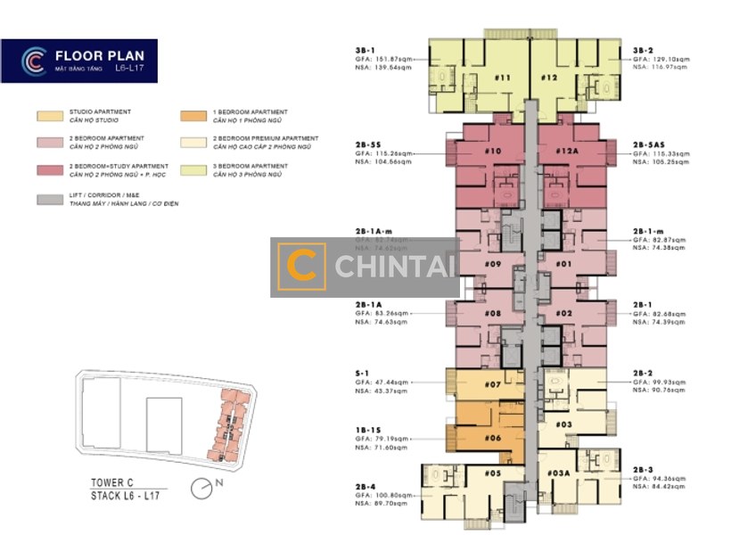 Căn hộ The Metropole Thủ Thiêm có 2 phòng ngủ, nội thất cơ bản.