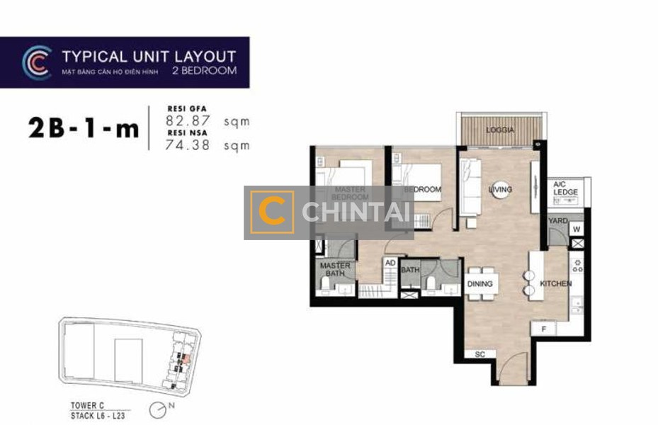 Căn hộ The Metropole Thủ Thiêm tầng 11 thiết kế hiện đại, nội thất cơ bản.