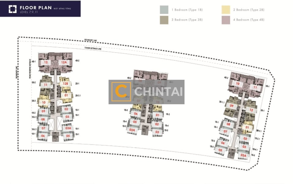 Căn hộ The Metropole Thủ Thiêm nội thất cơ bản diện tích 50.6m²