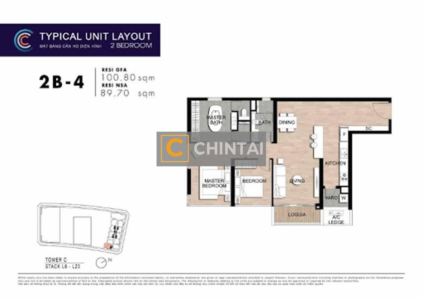 Căn hộ The Metropole Thủ Thiêm thiết kế kỹ lường, nội thất cơ bản.