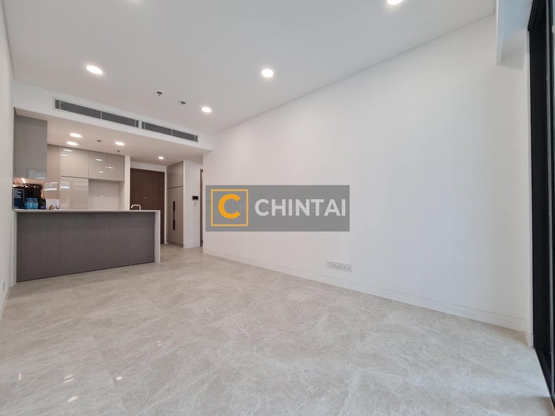 Căn hộ The River Thủ Thiêm hướng ban công đông bắc nội thất cơ bản diện tích 56.52m².