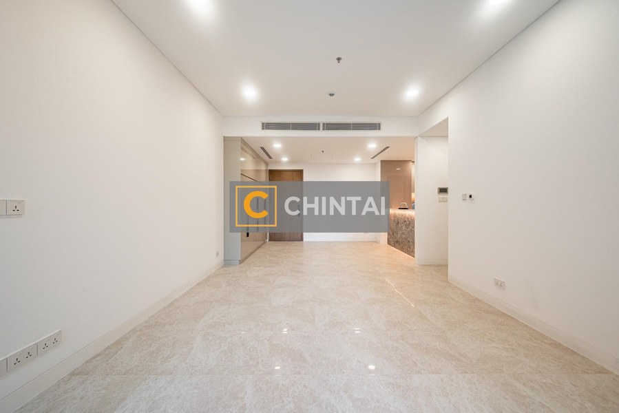 Căn hộ The River Thủ Thiêm hướng ban công tây bắc nội thất cơ bản diện tích 138m².