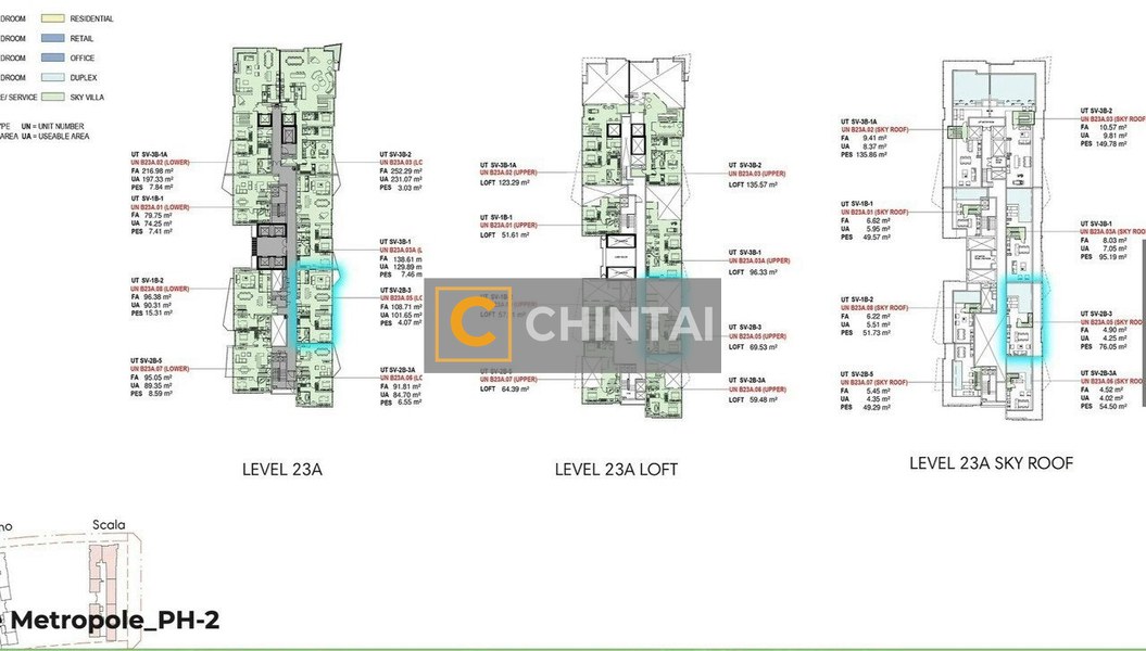 Penthouse The Metropole Thủ Thiêm hướng ban công đông bắc nhà thô diện tích 300m²