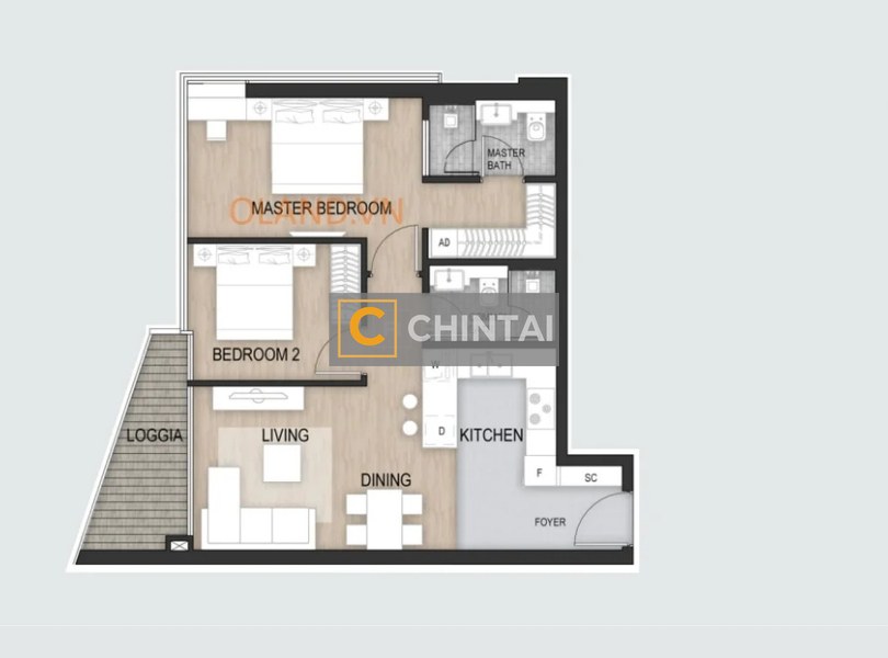 The OPERA Thủ Thiêm 115m² Full Nội Thất Cao Cấp