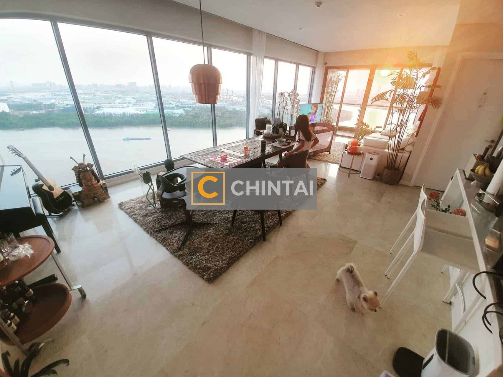 4 Bedrooms Condo For Rent In Diamond Island, Dual-Key And Brilliant View To Saigon River