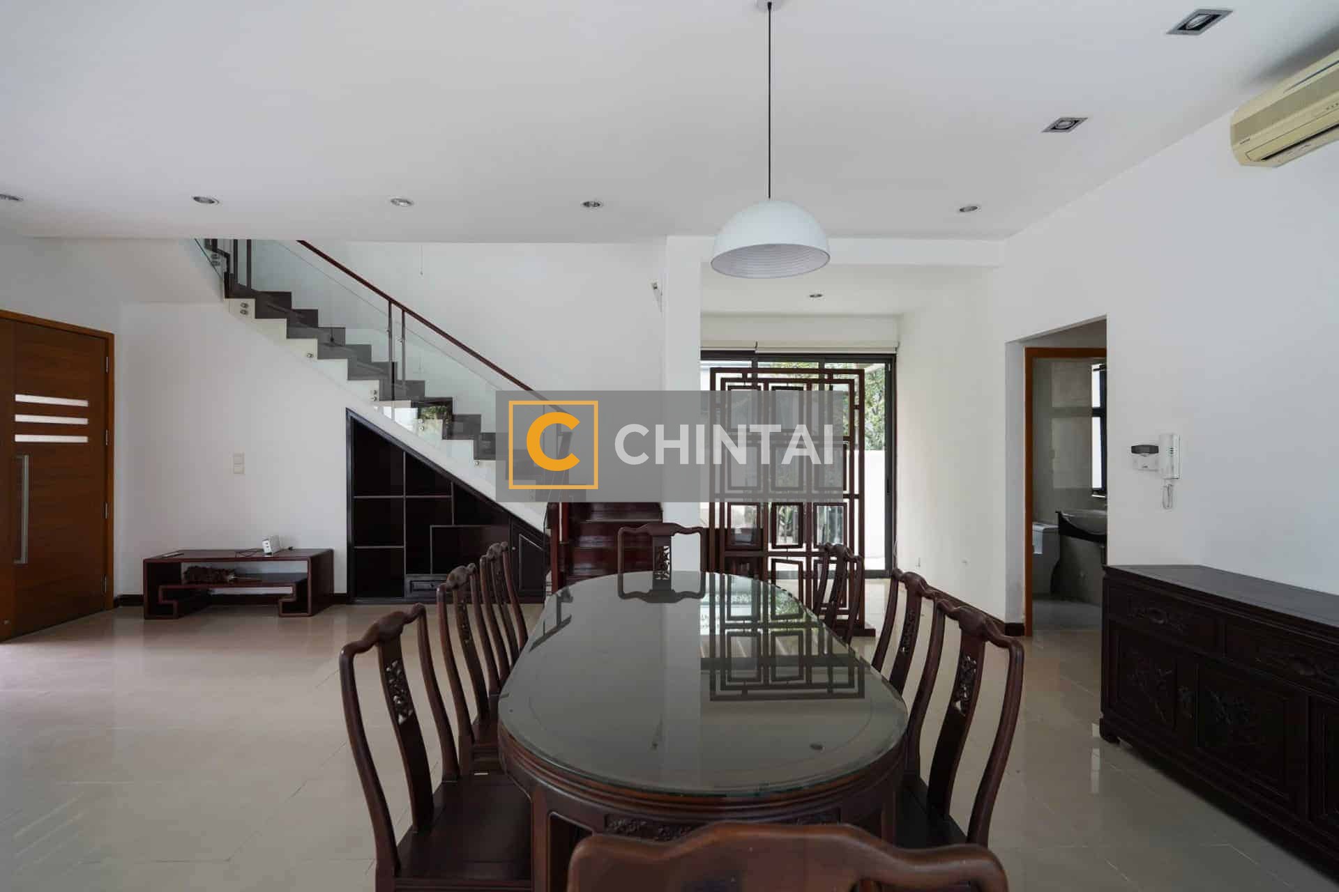 Three-story 4 Bedrooms Riviera Villa With Dark, Polish Wooden Interior.