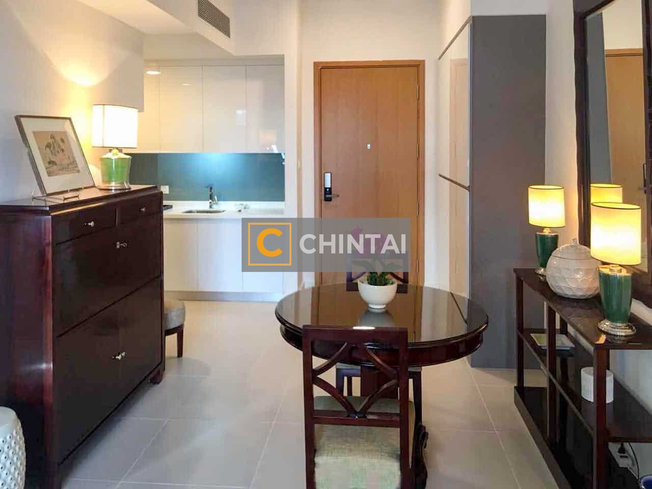 01 Beds Flat In Gateway Thao Dien For Lease, Wooden Furniture.