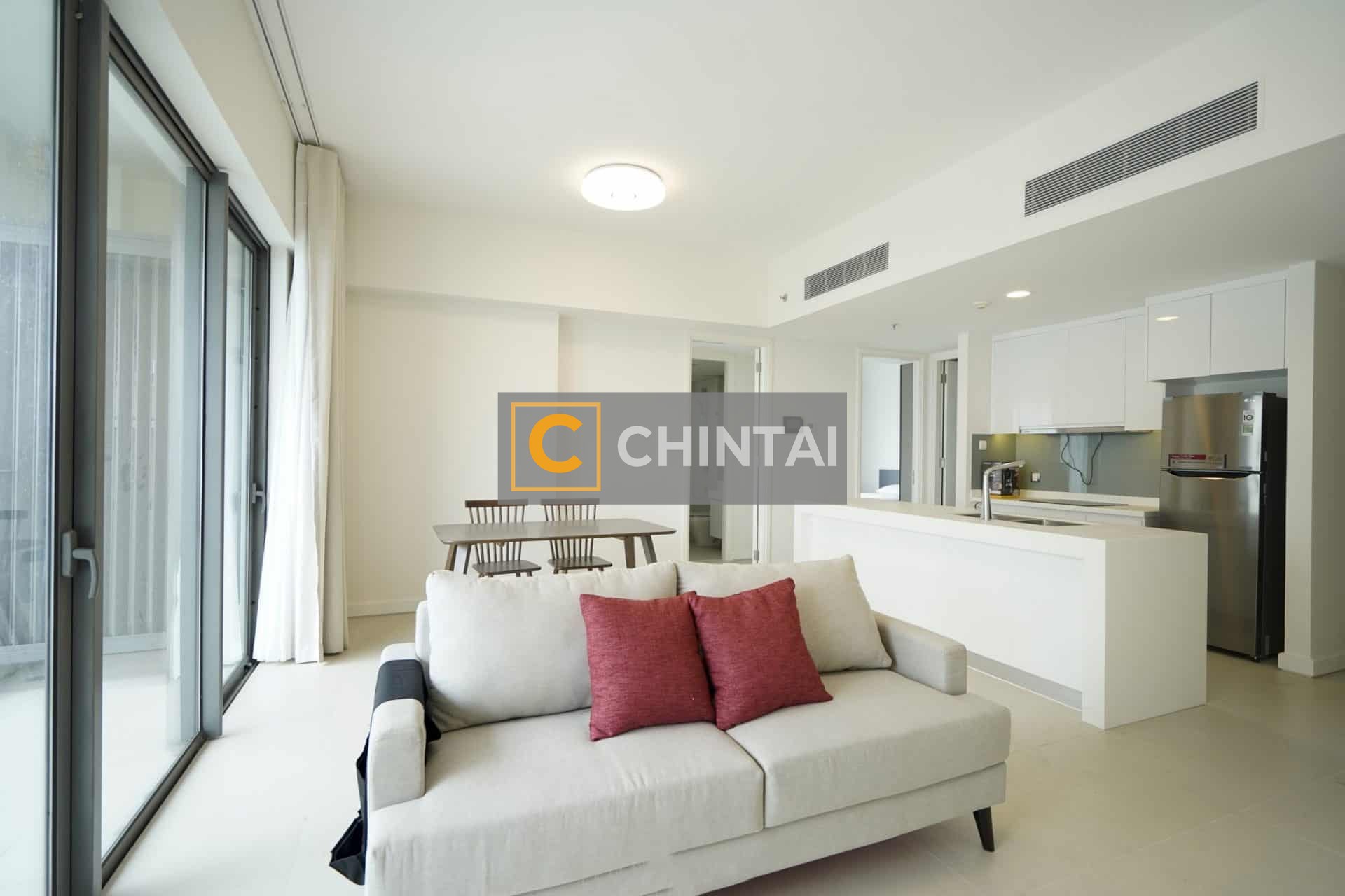 2 Bedrooms Apartment With Cozy Style Furniture In Gateway Thao Dien