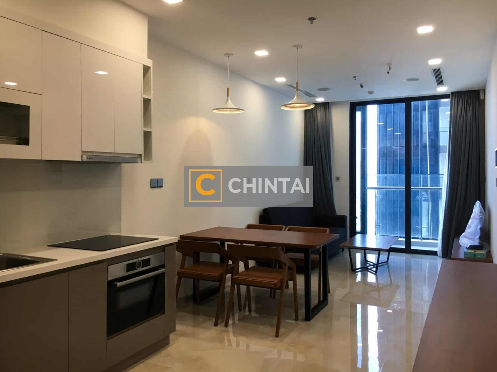 Cozy One Bedrooms Apartment In Vinhome Golden River For Rent