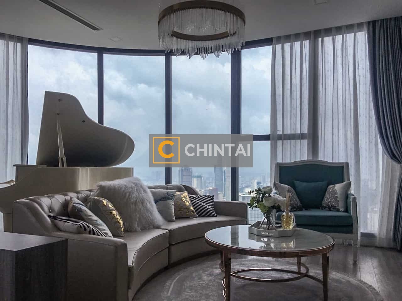 Vinhomes Golden River | Top Floor 3-BR Apartment For Rent | Amazing View Of Saigon