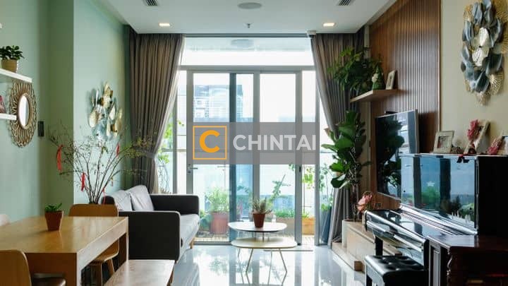 High-Floor Unit In Park 6 Vinhome For Rent | Three Bedrooms Furnished.