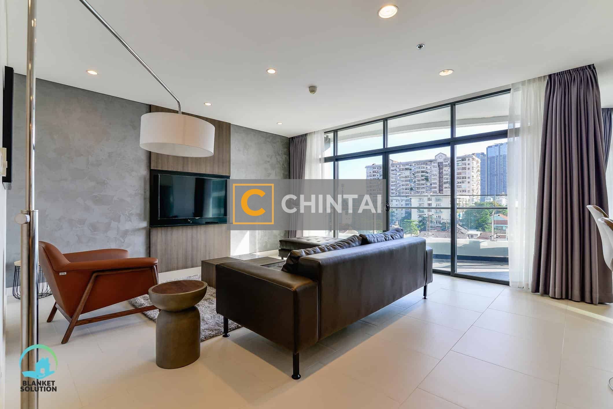 Minimalist Style 03 Bedrooms City Garden Condo For Rent