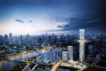 By the end of this year, expected groundbreaking for two towers of 69 and 88 floors in District 2 and District 7