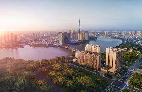525 apartments at The River Thủ Thiêm on lot 3-15 in the new Thủ Thiêm Urban Area approved for sale