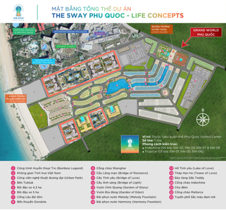 Official Floor Plan and Detailed Apartment Layout of The 5Way Phú Quốc Project