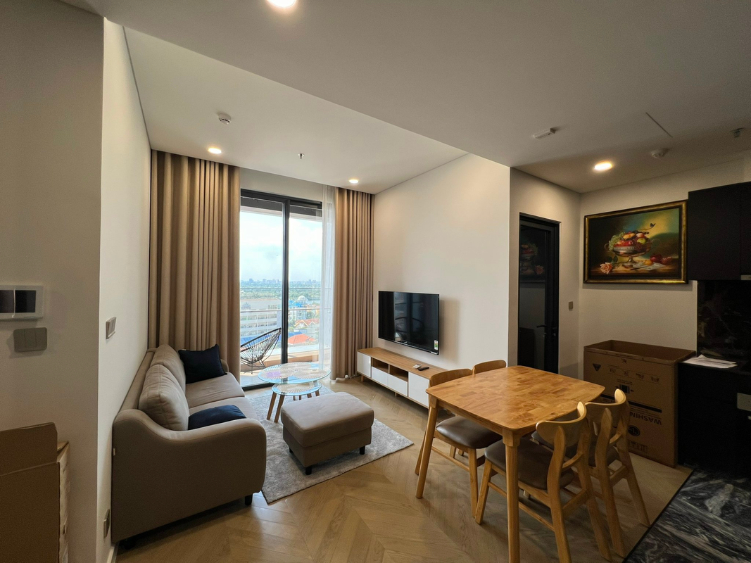 Masteri Lumiere Riverside 2-Bedroom Apartment with Basic Furnishings