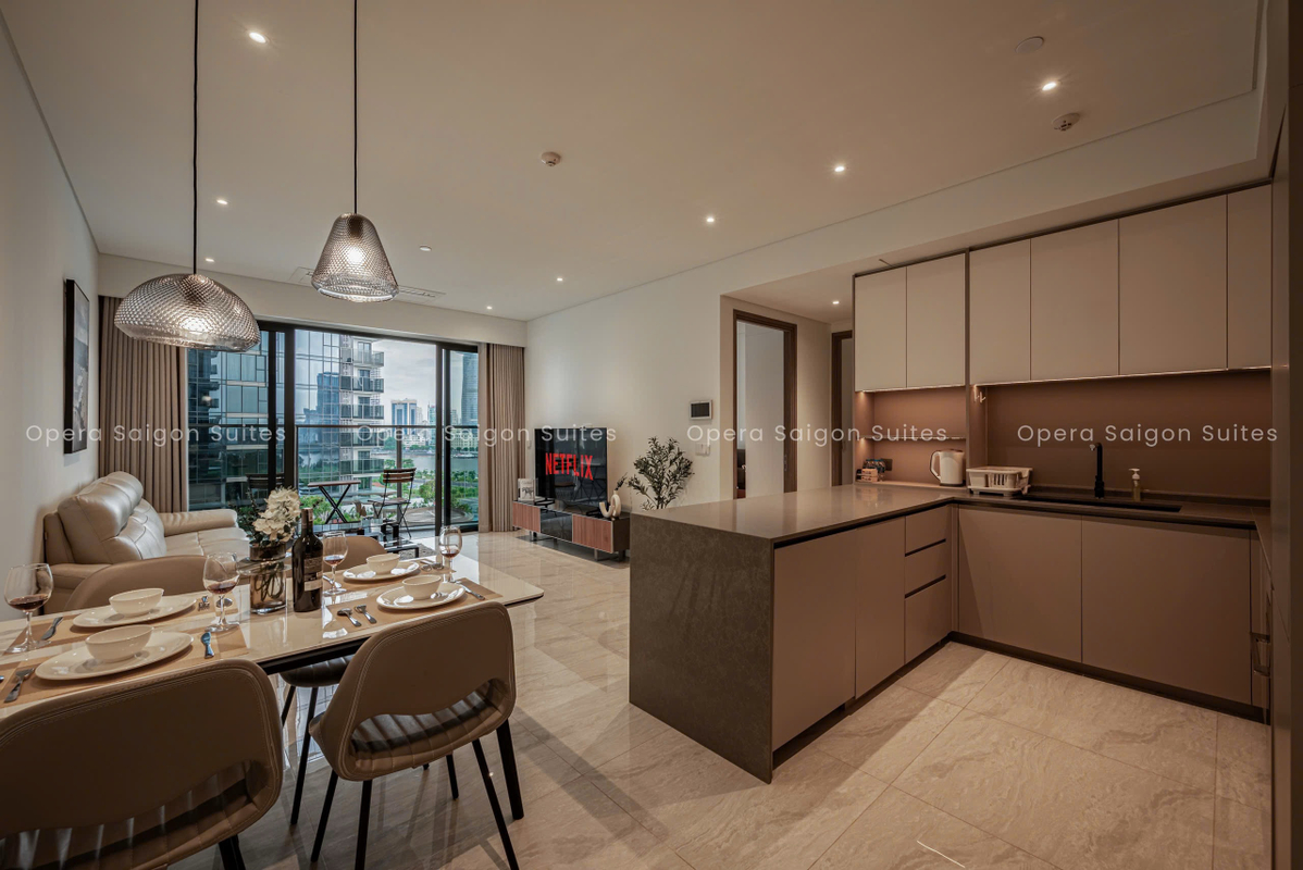 2-Bedroom Fully Furnished Apartment with River View - The Opera, The Metropole Thủ Thiêm