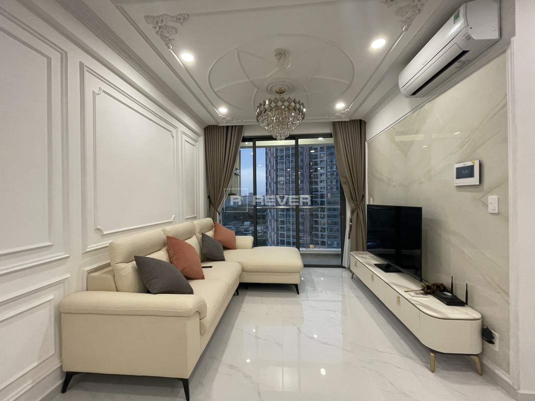 Căn hộ D'Lusso thiết kế 2 phòng ngủ, nội thất đầy đủ