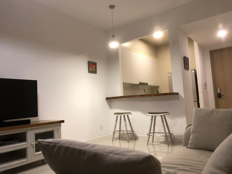 Căn hộ Estella Heights tầng 25 có Skygarden, diện tích 59.5m2.