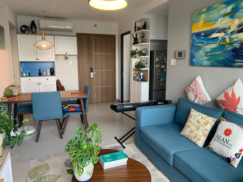 Căn hộ tầng 15 New City Thủ Thiêm view nội khu yên tĩnh, đầy đủ nội thất.