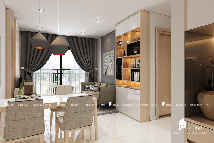 Căn hộ The Sun Avenue đầy đủ nội thất diện tích 96m²