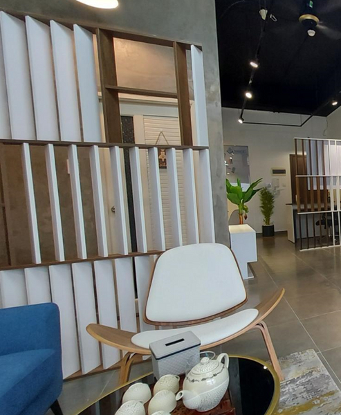 Officetel The Sun Avenue 2 căn thông nhau, nội thất văn phòng