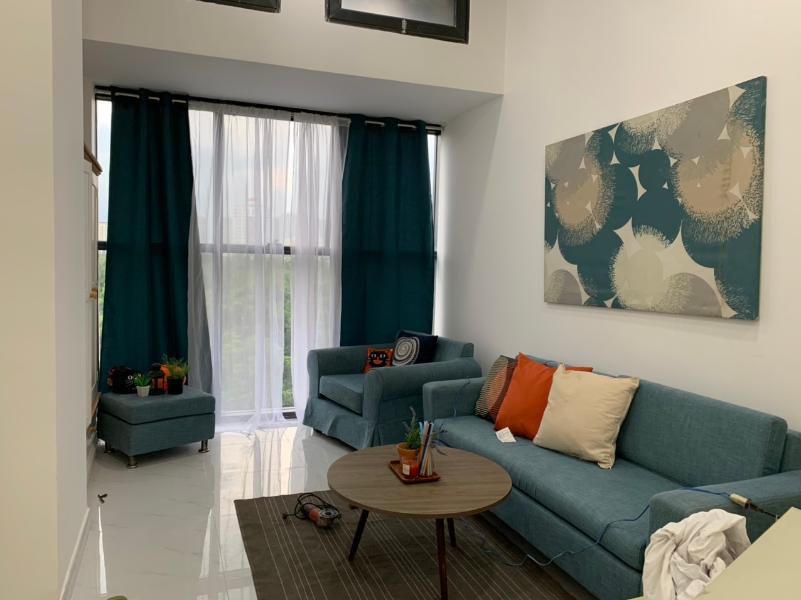 Officetel The Sun Avenue tầng thấp, đầy đủ nội thất cao cấp.