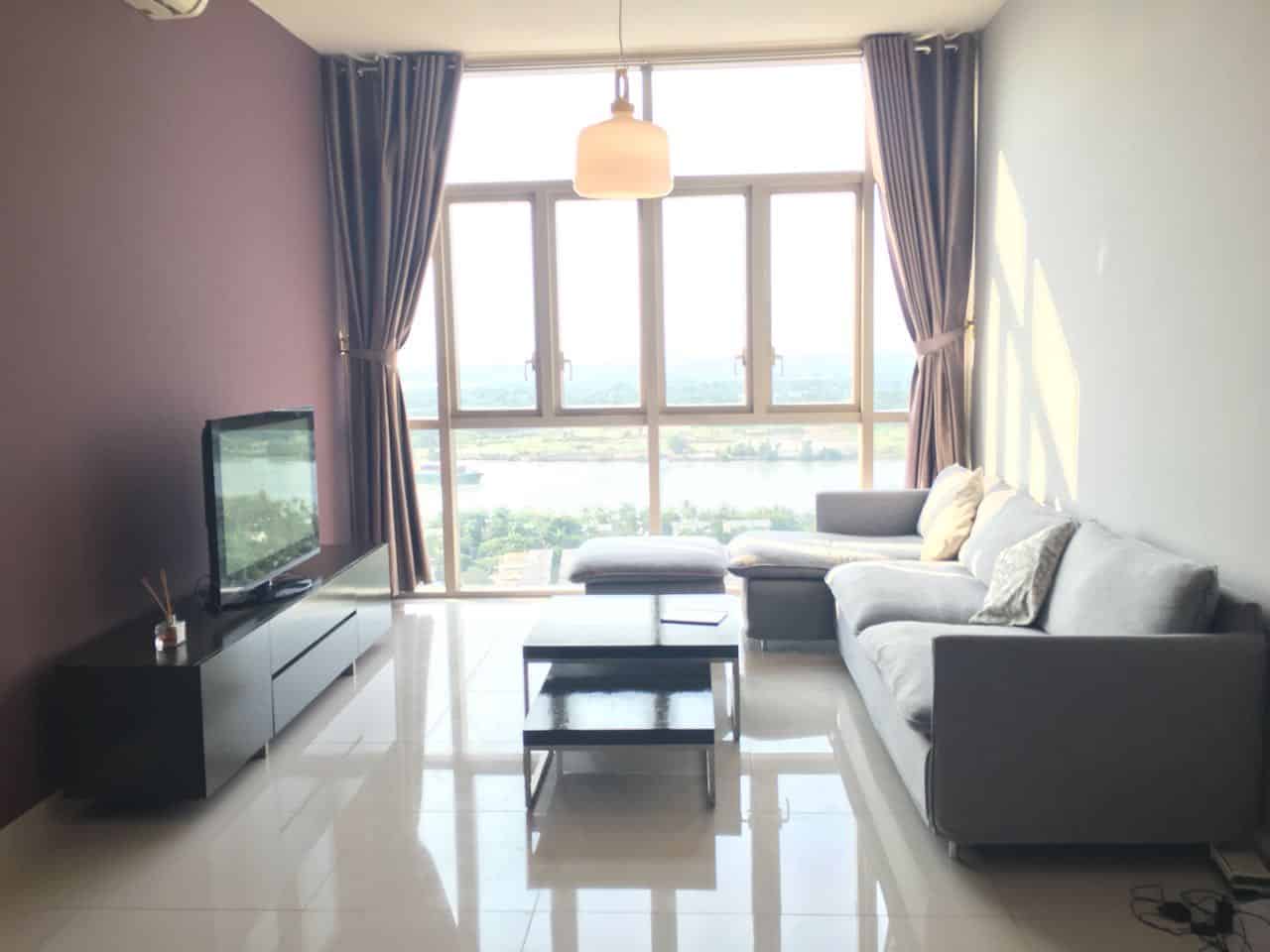 Apartment For Rent in Vista An Phu, 2 bedrooms, Awe-Inspiring View to Sai Gon River.