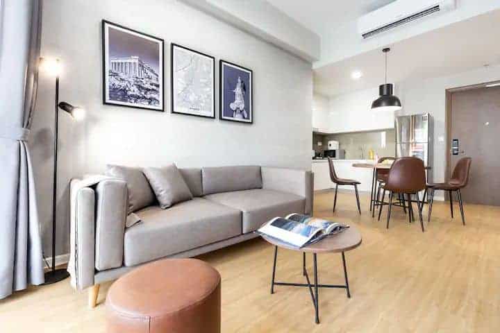 Retreat to Sunlit 2 Bedrooms Apartment Masteri An Phu For Rent With Amazing View