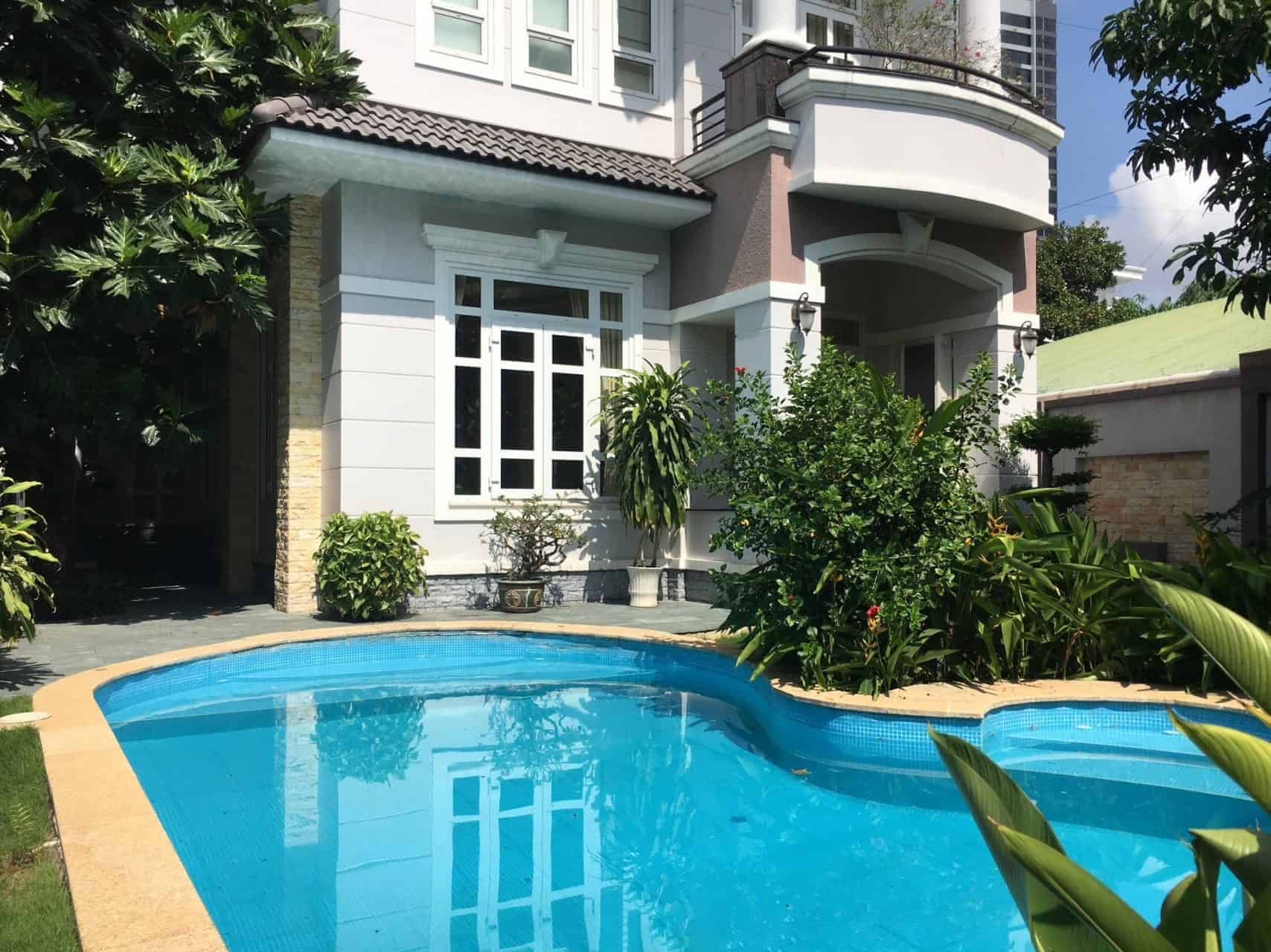Comfortable 4 Bedrooms, 360 Sqm Villa In Compound, Thao Dien.
