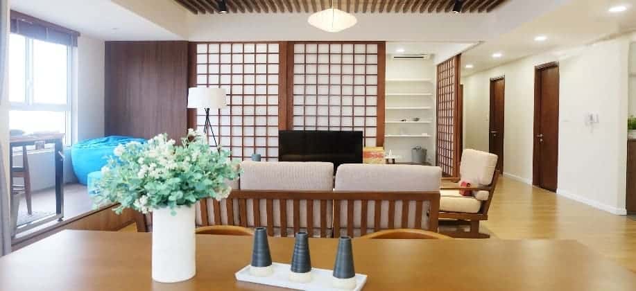 Apartment in Tropic Garden With Exquisite Japanese Style Interior Design