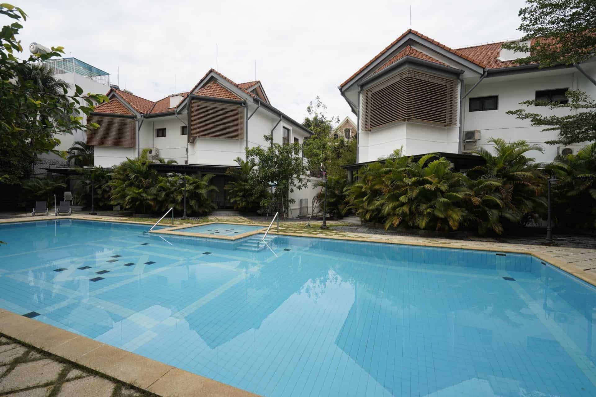 Shared Swimming Pool Villa In An Phu Area, 3 Bedrooms And Furnished