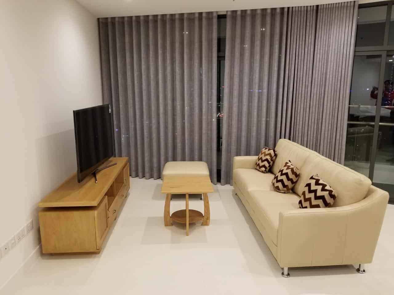 Beautiful And Tasty 2 Bedrooms Apartment In City Garden, Furnished And High Floor.