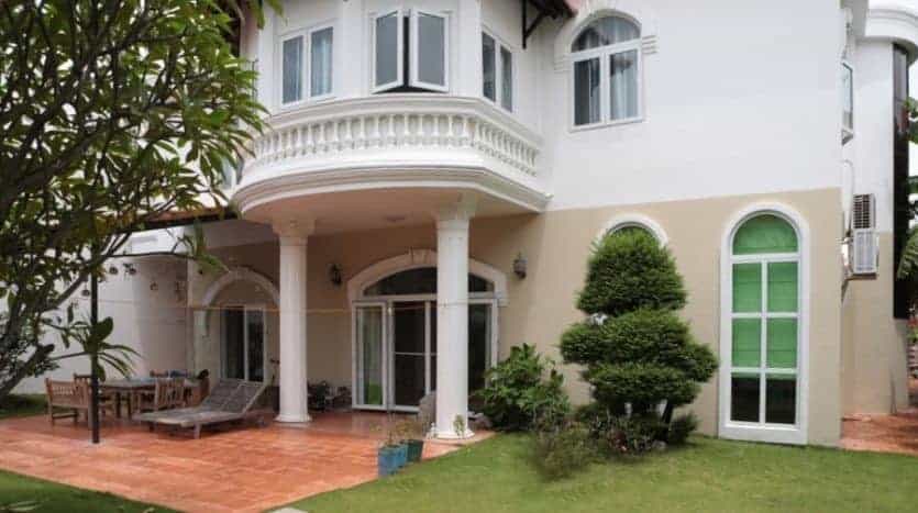 Frence Style Villa With Large Garden In Thao Dien For Rent