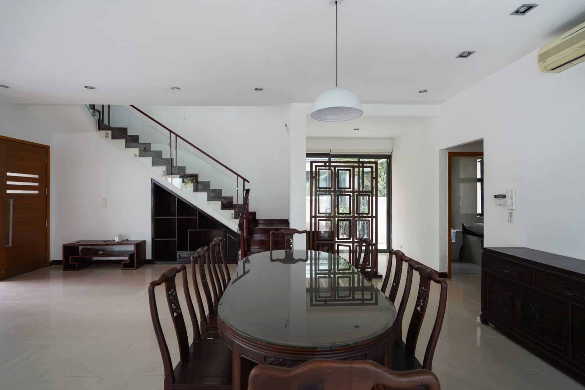 Three-story 4 Bedrooms Riviera Villa With Dark, Polish Wooden Interior.