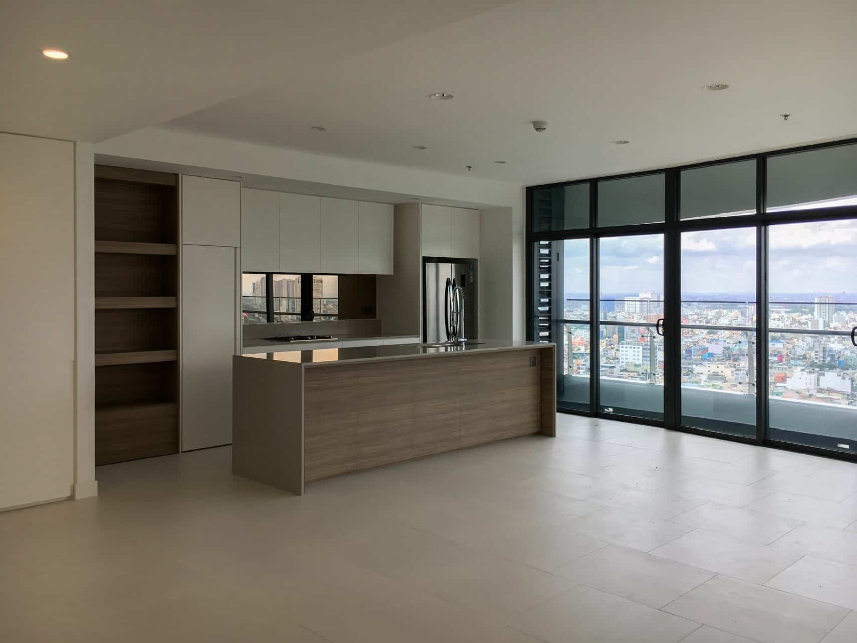 Apartment For Rent - City Garden Amazing Unfurnished 3 Beds 147 Sqm