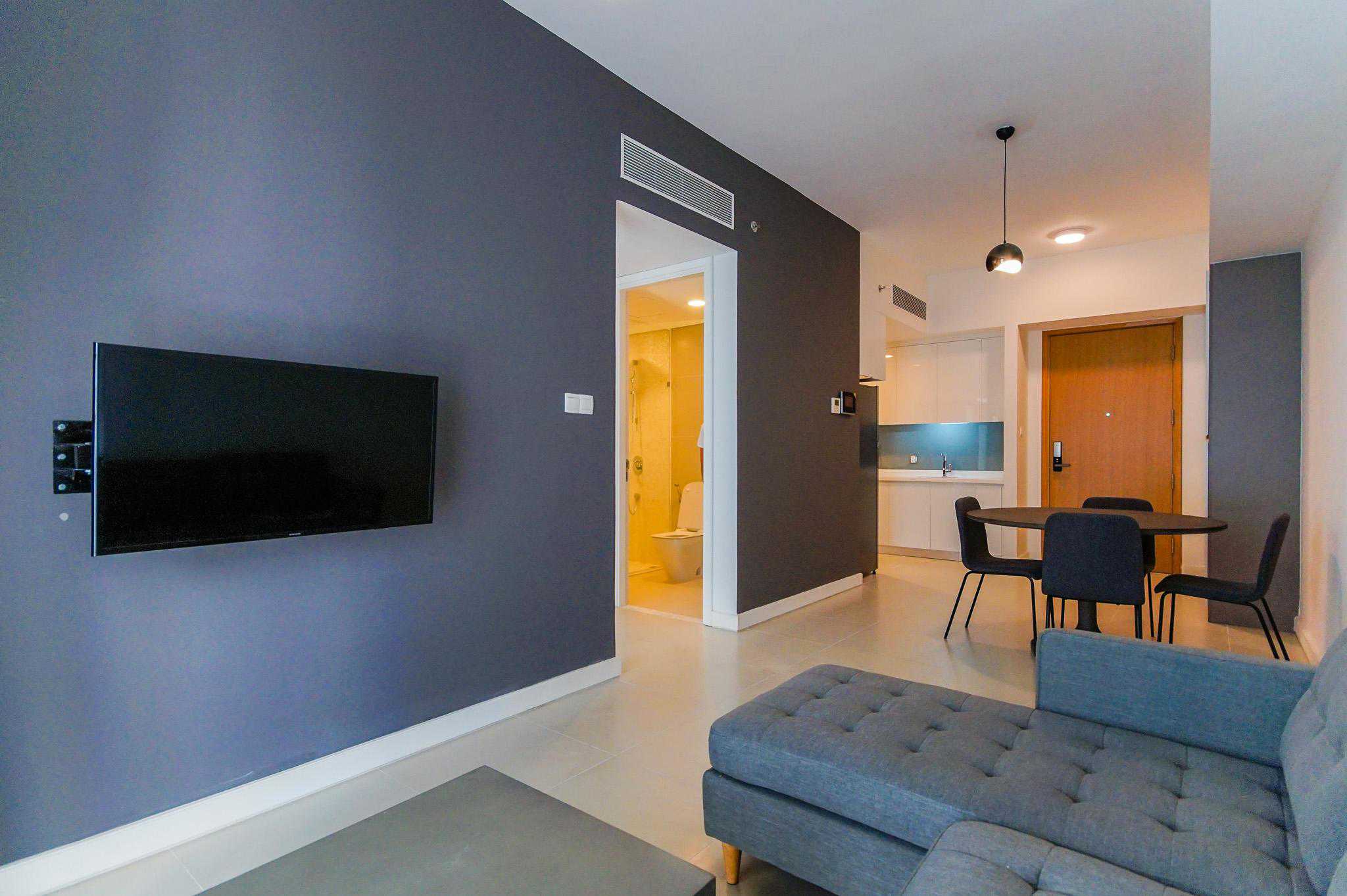 Fantastic Cozy One Bedroom Gateway Thao Dien Apartment For Rent.