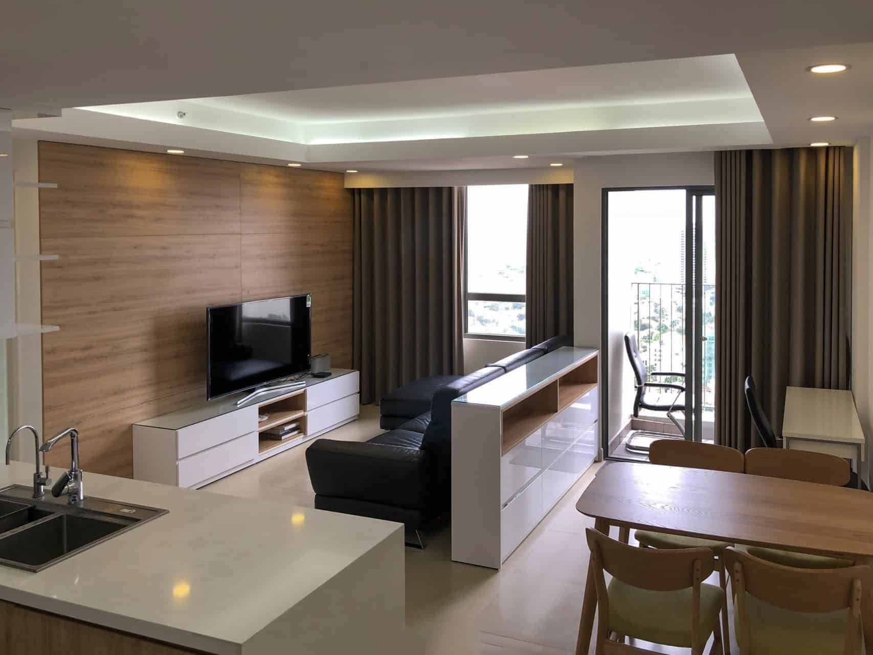 Fully Furnished 2 Bedrooms Apartment For Rent In Masteri Thao Dien
